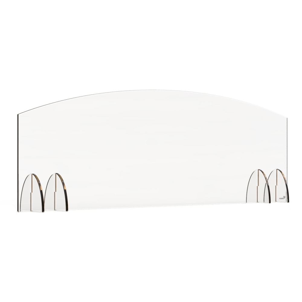 Rosseto Serving Solutions Avant Guarde Acrylic Sneeze Guard, 48in x 15-1/2in, Clear MPN:AG005