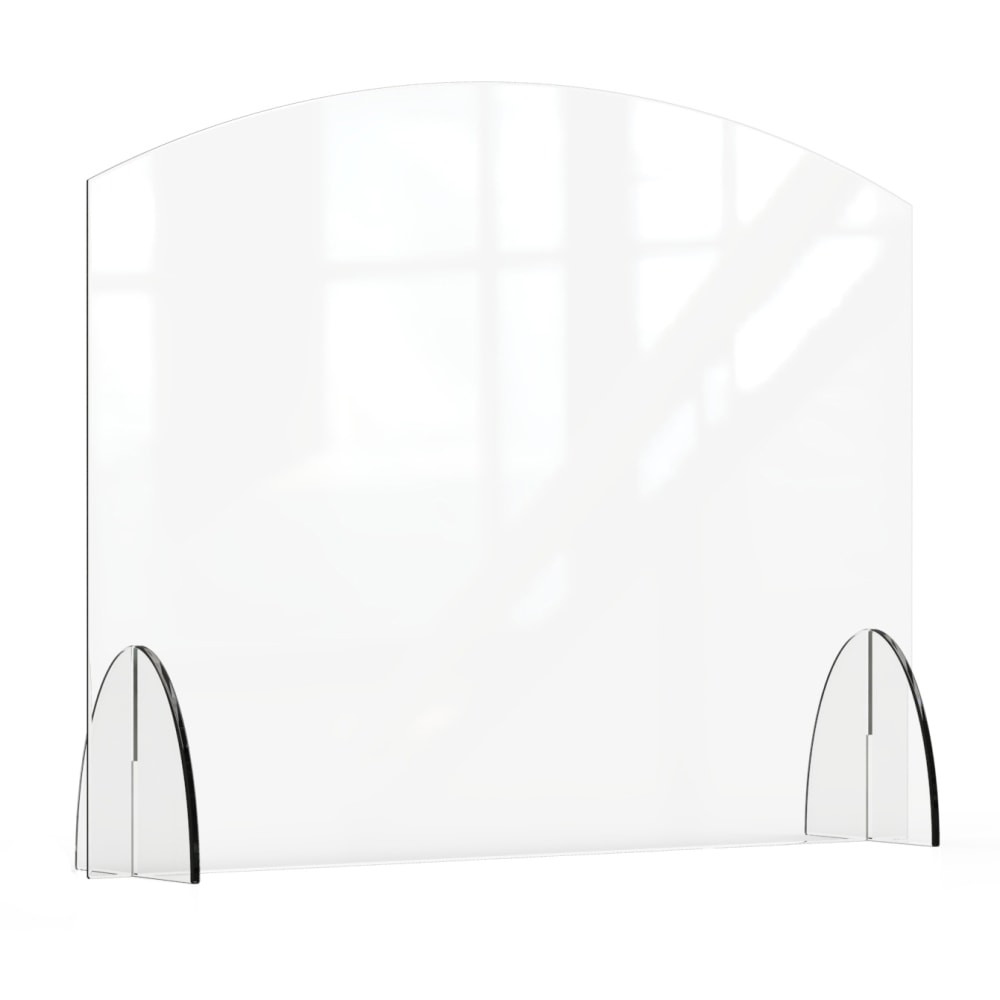 Rosseto Serving Solutions Avant Guarde Acrylic Sneeze Guard, 36in x 28in, Clear MPN:AG009
