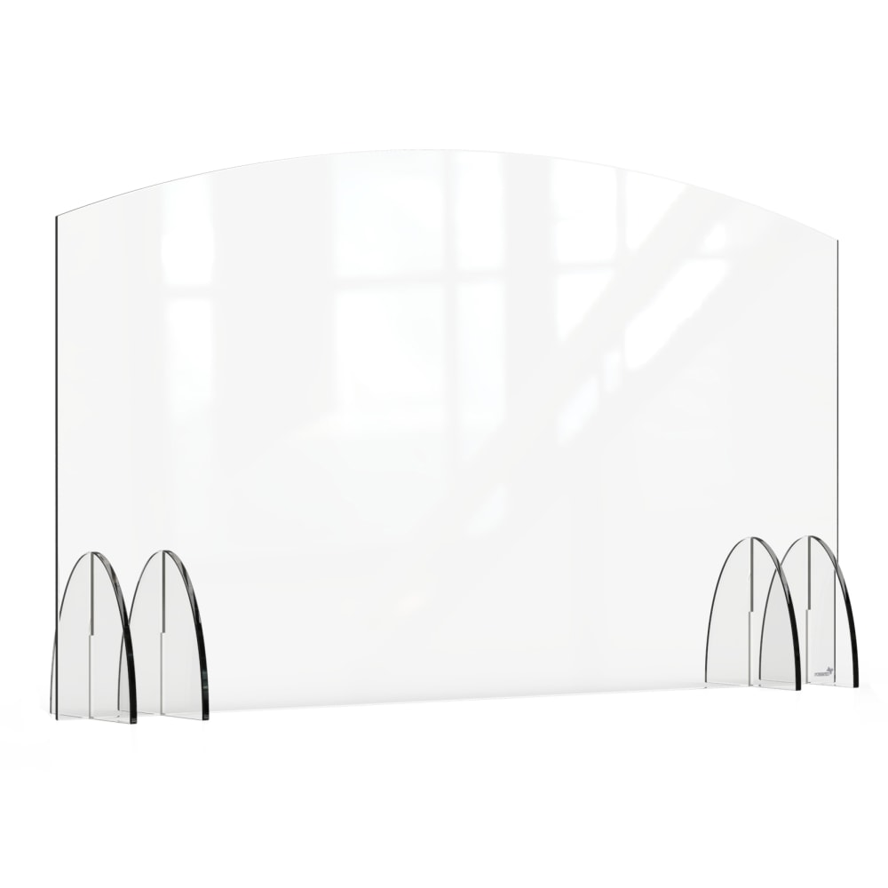 Rosseto Serving Solutions Avant Guarde Acrylic Sneeze Guard, 48in x 28in, Clear MPN:AG011