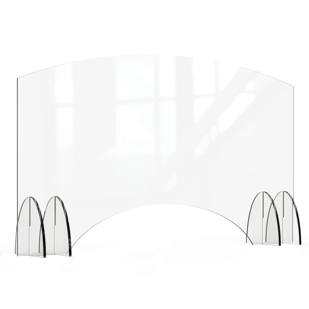 Rosseto Serving Solutions Avant Guarde Acrylic Sneeze Guard, Pass Through Window, 48in x 28in, Clear MPN:AG012