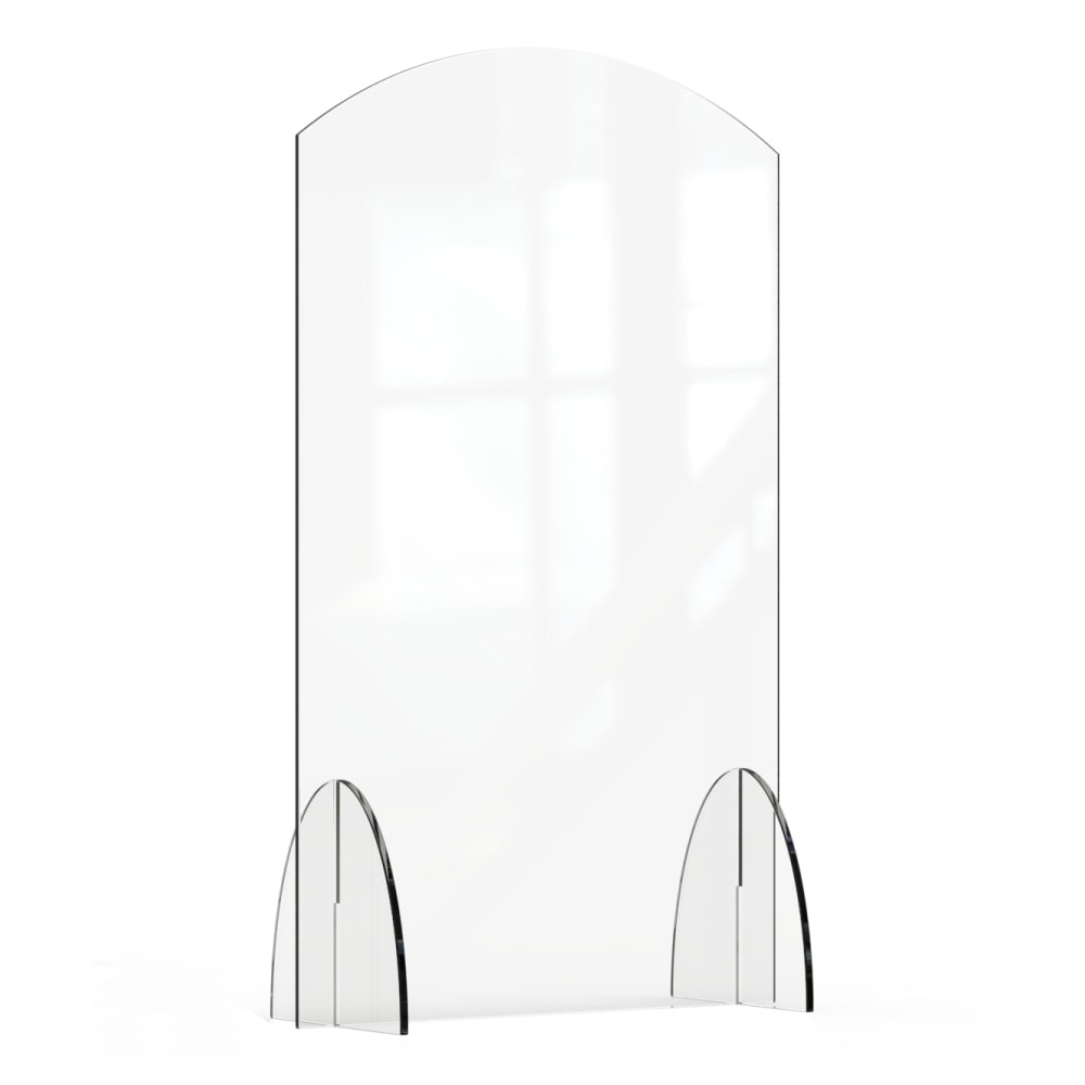 Rosseto Serving Solutions Avant Guarde Acrylic Sneeze Guard, 40in x 24in, Clear MPN:AG014