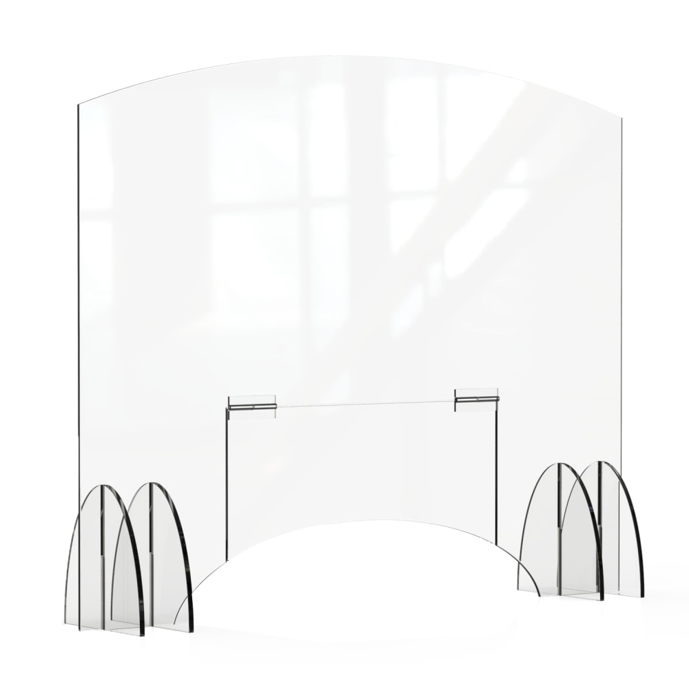 Rosseto Serving Solutions Avant Guarde Acrylic Sneeze Guard, Pass Through Door, 48in x 40in, Clear MPN:AG020