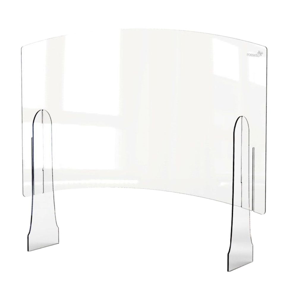 Rosseto Serving Solutions Adjustable Sneeze Guard, 48in x 33-1/2in, Clear MPN:AG023