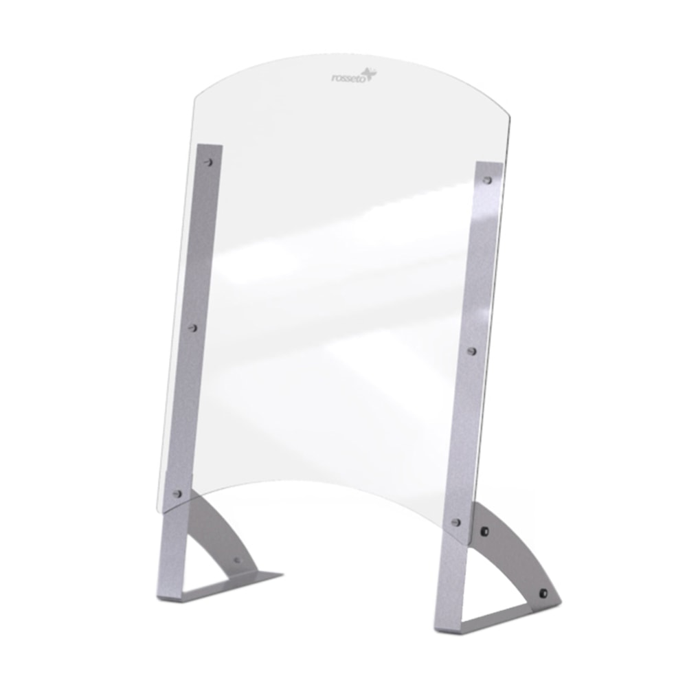 Rosseto Serving Solutions Connectable Buffet Sneeze Guard, 35-3/4inH x 24inW, 8-1/2in Pass-Through, Clear MPN:AG201