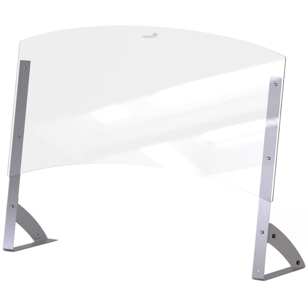 Rosseto Serving Solutions Connectable Buffet Sneeze Guard, 35-3/4inH x 48inW, 15in Pass-Through, Clear MPN:AG204