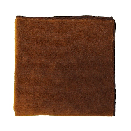 Brown Microfiber Cloth 300 GMS, 16, PK36 MPN:MC1616BRN300-36PK