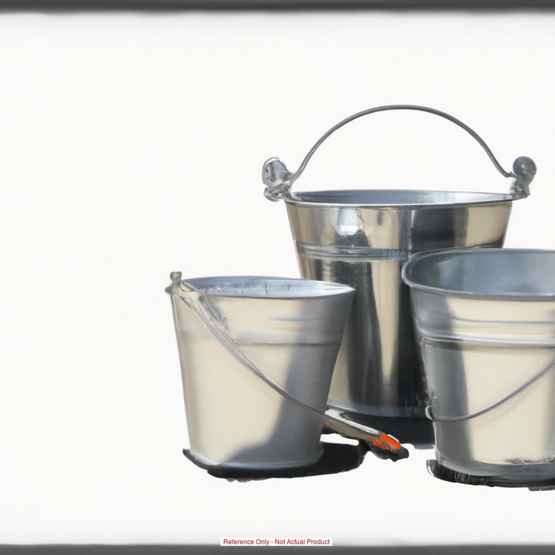 Bucket With Wheels 6 gal Gray MPN:MBU16GWT