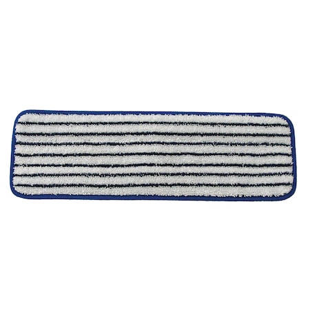 Mop, Blue/White, Microfiber, PK3, AMM18HDF-3PK MPN:AMM18HDF-3PK