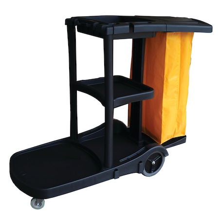 Black Custodial Cart MPN:MJC2144