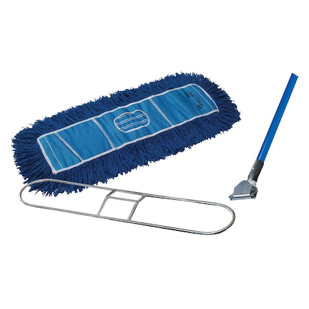 Dust Mop Complete Kit W/ Frame/Handle, Blue, WCB60CITBB MPN:WCB60CITBB