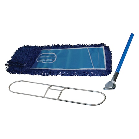 Dust Mop, Blue, Microfiber, WWD48B MPN:WWD48B