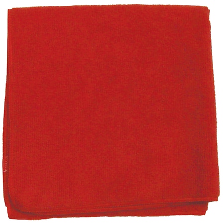 Red Microfiber Cloth 300 GMS, 12