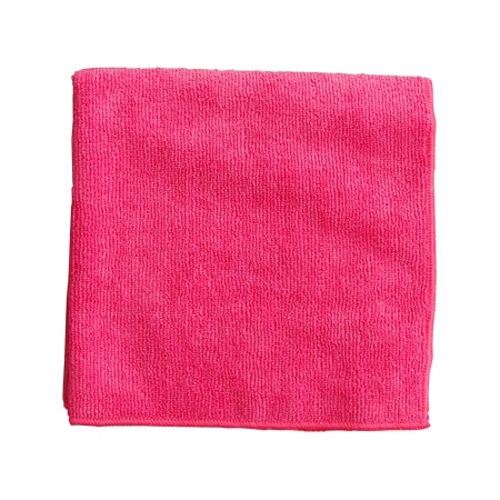 Pink Microfiber Cloth 300 GMS, 16