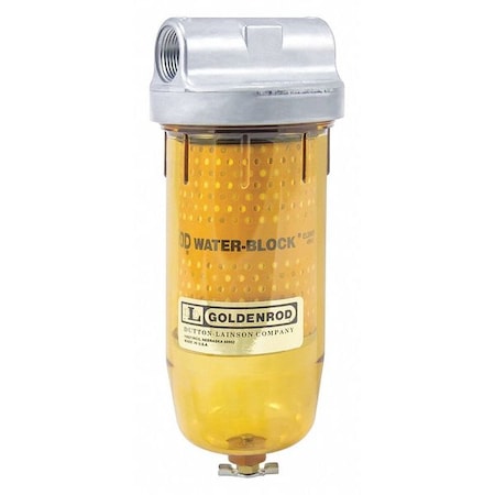 Fuel Filter, 25 gpm, 150 psi, 9-1/2 in L MPN:496-3/4