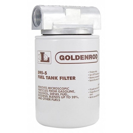 Fuel Filter, 25 gpm, 50 psi, 7-1/2 in L MPN:595-3/4