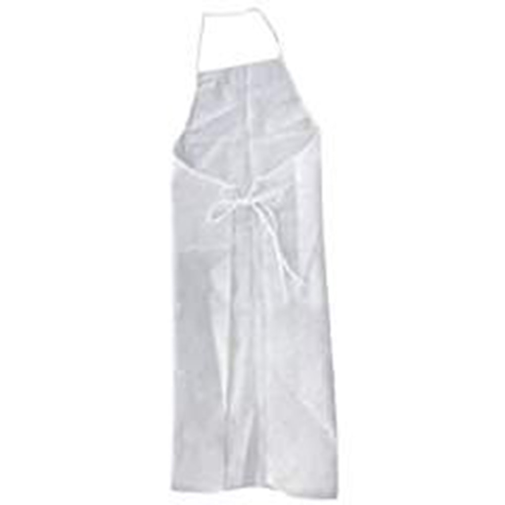 Goldmax Disposable Plastic Apron, 28in x 46in, 2 mil, White, Carton Of 5 (Min Order Qty 2) MPN:1534-1