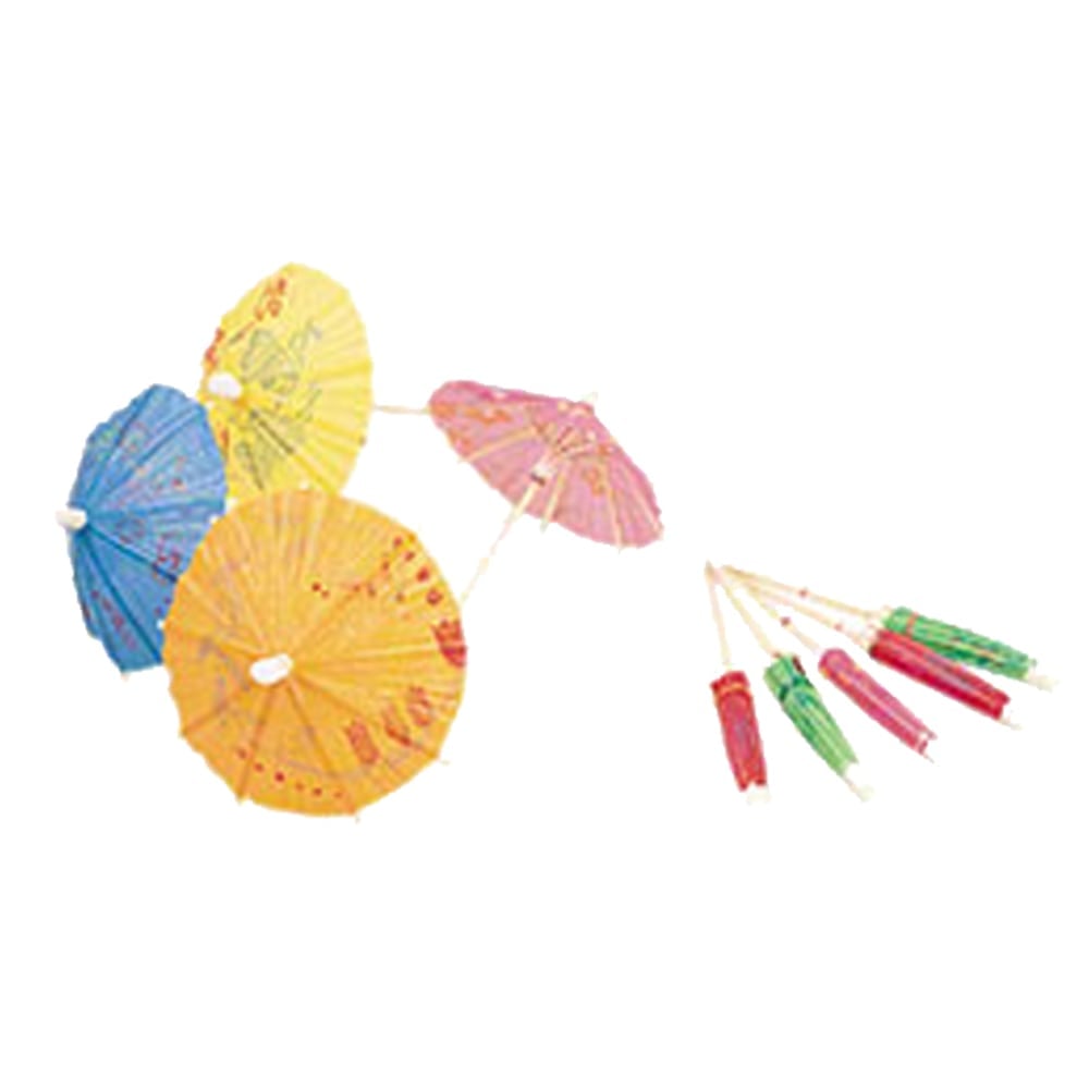 Parasol Bamboo Drink Umbrellas, Assorted Colors, Pack Of 14,400 (Min Order Qty 2) MPN:1013