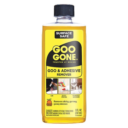 Citrus Adhesive Remover, 8 Oz Bottle, Liquid, 12 PK MPN:2087