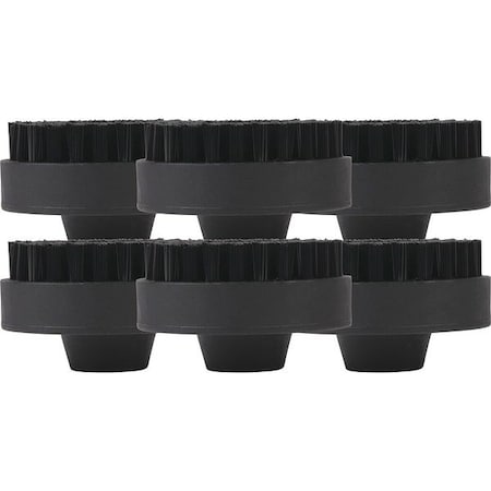 Dry Steam Brush, Nylon, Black, PK6 MPN:93-KIT0814/N-6Pk