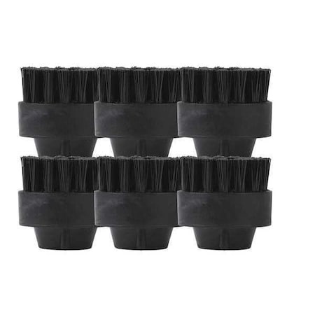 Circular Brush, Nylon, Black, PK6 MPN:93-KIT0815/N-6PK