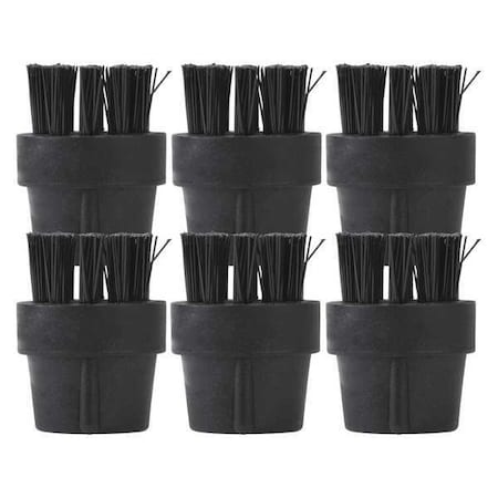 Dry Steam Brush, Nylon, Black, PK6 MPN:93-KIT0816/N -6PK