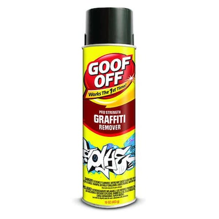 Graffiti Remover, 16 oz, Aerosol Can, Clear, RTU MPN:FG673