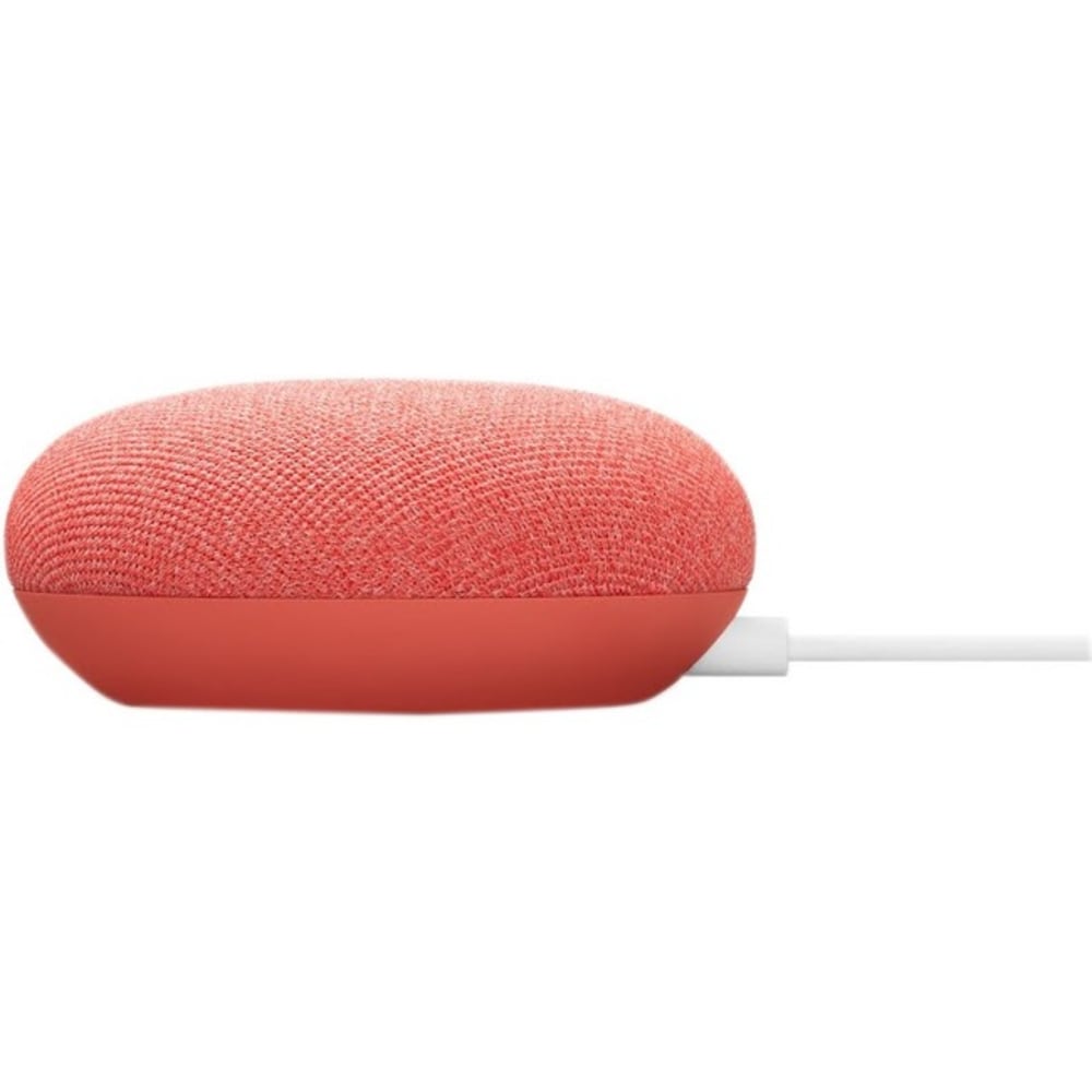 Google Nest Mini Smart Home Speaker, Google Assistant Supported, Coral Red MPN:GA01141-US