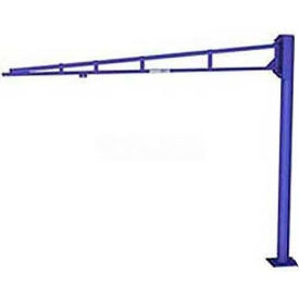Gorbel® LD Free Standing Tool Solutions Jib Crane 4' Span & 8' Height Under Boom 50 Lb Cap TSJ50-FS-50-8-4