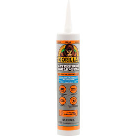 Gorilla® Waterproof Caulk & Seal Sealant 10 oz. Capacity Clear 108311 - Pkg Qty 12
