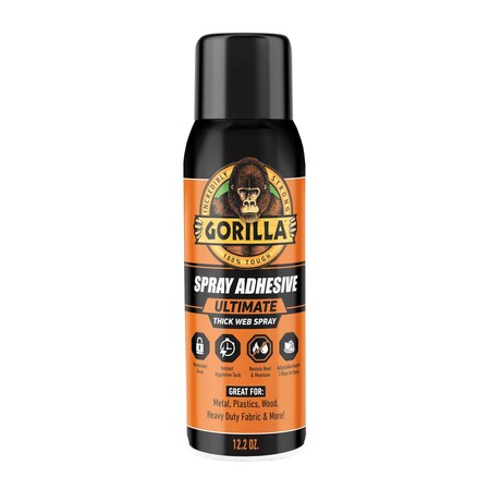 Spray Adhesive, Contact Adhesive Ultimate Series, 12.2 fl oz, Aerosol Can MPN:109852