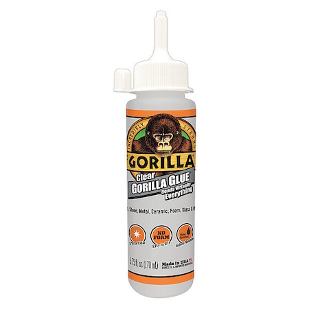 Glue, 5.75 oz, Bottle, Clear MPN:4572502