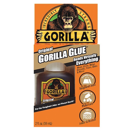 All Purpose Glue, Tan, 24 hr Full Cure, 2 oz, Bottle MPN:5000201