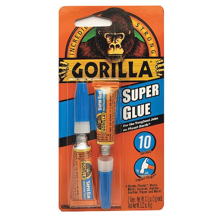 Instant Adhesive, Super Glue, Clear, 0.21 fl oz, Tube MPN:7800102