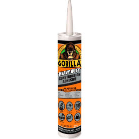 Gorilla Heavy Duty Construction Adhesive Tube White 9 oz. 8010003 - Pkg Qty 12