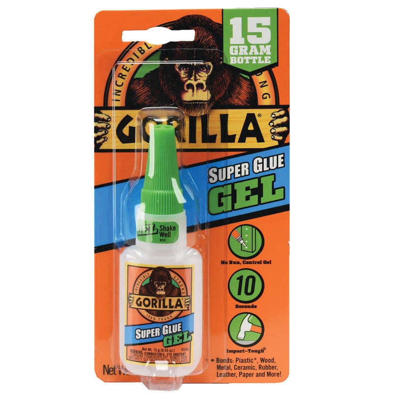 Gorilla Super Glue Gel, 0.53 Oz (Min Order Qty 10) MPN:7600101