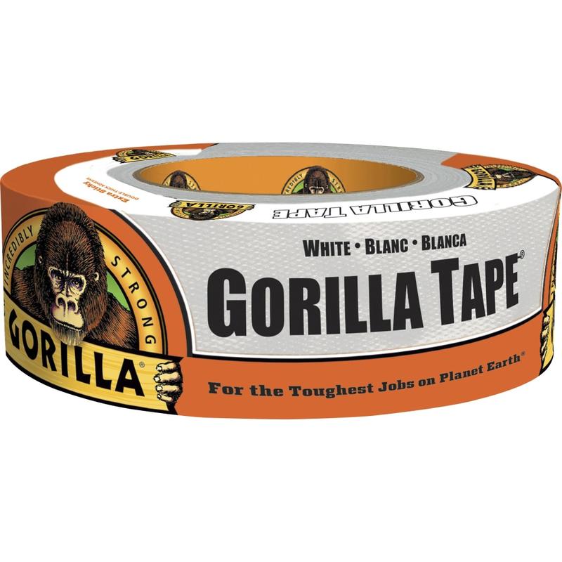 Gorilla Tape - 30 yd Length x 1.88in Width - White - 1 Each MPN:6025001