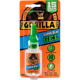 Gorilla Glue® Instant-Bond Super Glue - 15 g Bottle - Clear 7600101