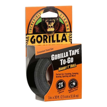 Duct Tape, Black, 10 yd L, 1 in W MPN:6100109