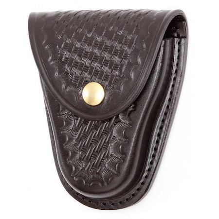 Handcuff Pouch, Leather, Black, Snap MPN:B70WBR