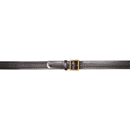 Tool Belt, Garrison Belt, Removable Buckle, Black, Leather (Belt), Brass (Buckle) MPN:B52-30WBR