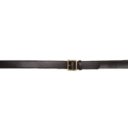 Tool Belt, Garrison Belt, Removable Buckle, Black, Leather (Belt), Brass (Buckle) MPN:B52-50BR