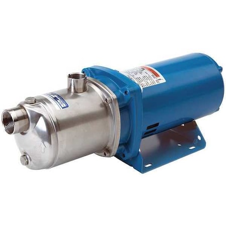 Booster Pump, 2 hp, 208 to 240/480V AC, 3 Phase, 1-1/4 in NPT Inlet Size, 5 Stage MPN:5HM05N15T6PBQE
