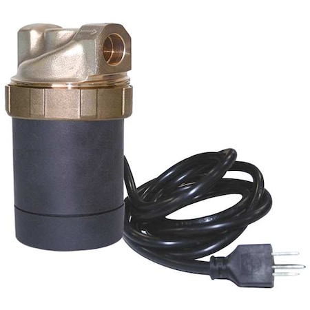 Hot Water Circulating Pump, 1/150 hp, 115V, 1 Phase, Sweat Connection MPN:E1-BCSVNNNW-01