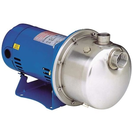 Booster Pump, 1 hp, 208 to 240/480V AC, 3 Phase, 1-1/4 in NPT Inlet Size, 1 Stage MPN:LB1035
