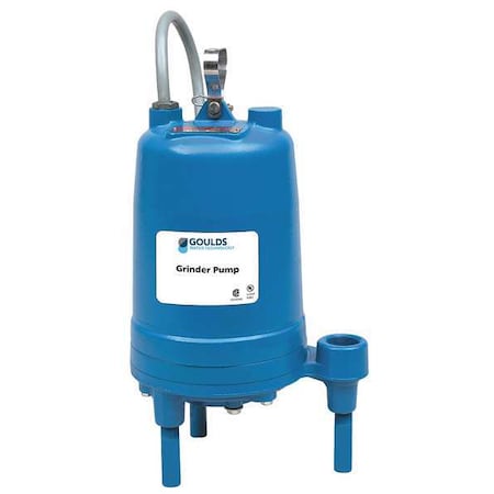 Grinder Pump, 20 ft, Single, 240V AC MPN:RGS2012PA