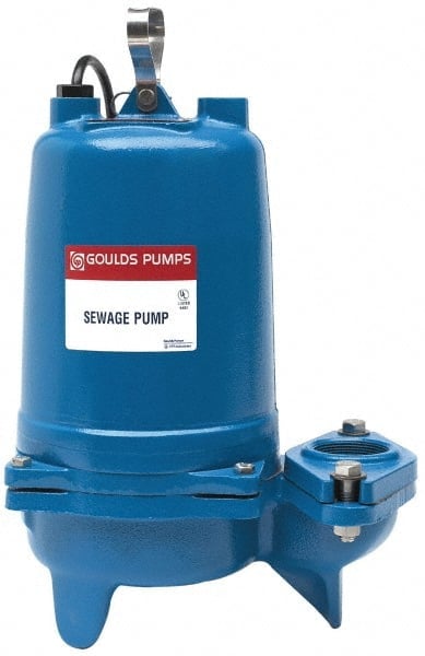 Sewage Pump: Capacitor Start, 1/2 hp, 14.5A, 115V MPN:WS0511BF