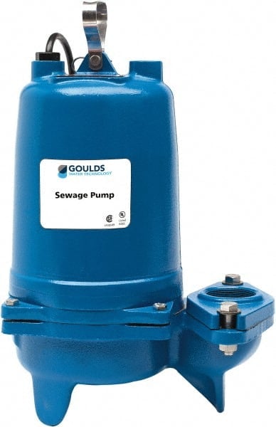 Sewage Pump: Single Speed Continuous Duty, 1 hp, 3.8A, 460V MPN:WS1034BHF
