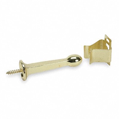 Automatic Door Holder Brass Ivory Wall MPN:1XNK9