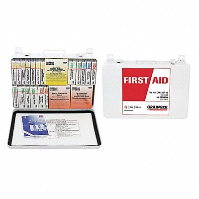 First Aid Kit First Aid/CPR/BBP Wht MPN:54619