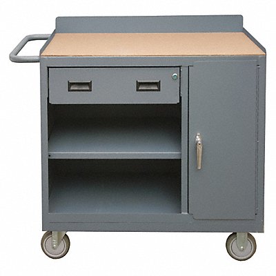 Mobile Cabinet Bench Hardboard 42 W 18 D MPN:2212A-TH-LU-95